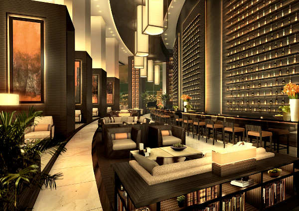 Lobby des JW Marriott Marquis Hotel Dubai
